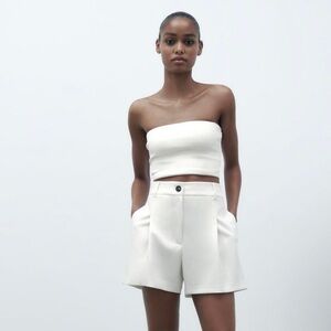 Zara pleated women’s shorts
